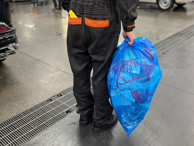 工場清掃・終了